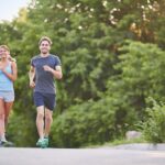 corrida e caminhada